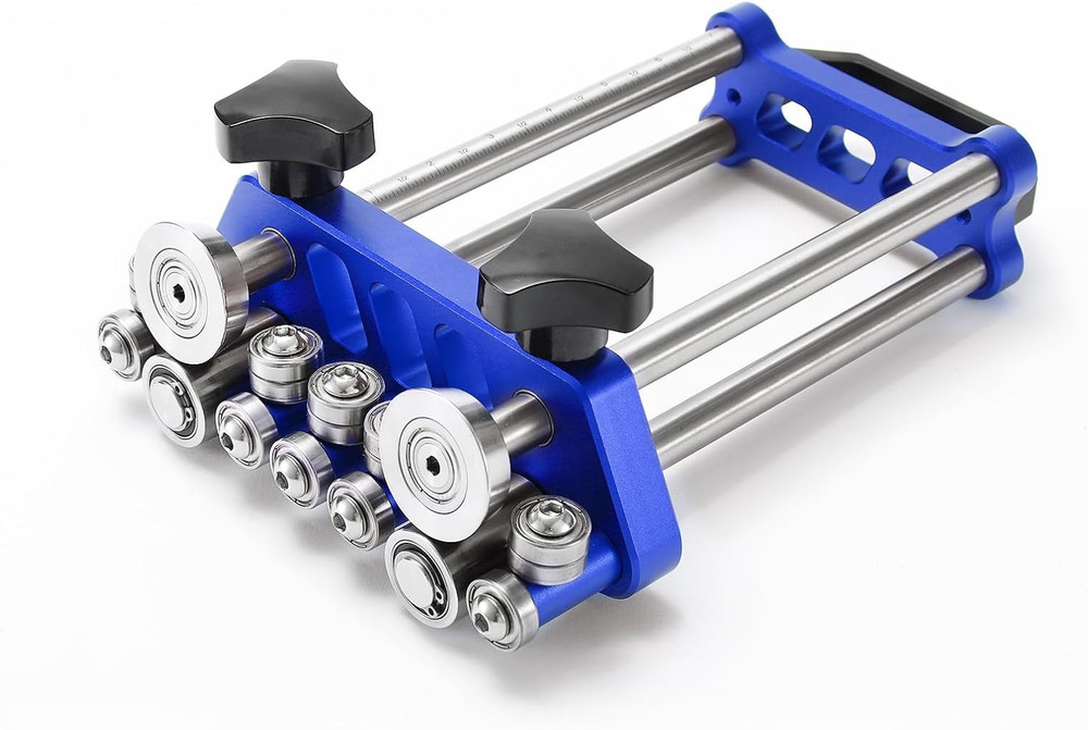 Versatile Portable 2-Station Metal Roller & Bender Tool - 0-100° Range