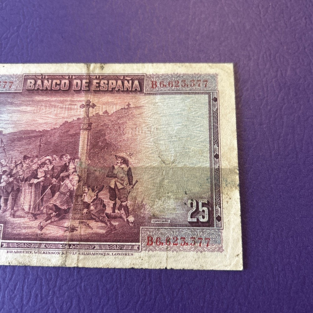 Spain- 25 Pesetas -1928