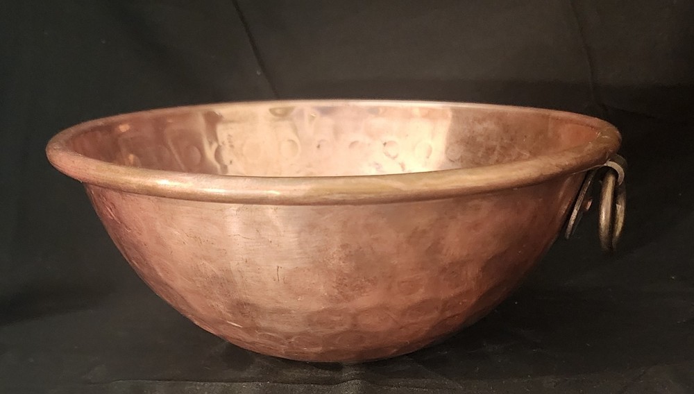 Vintage Copper Mixing Bowl