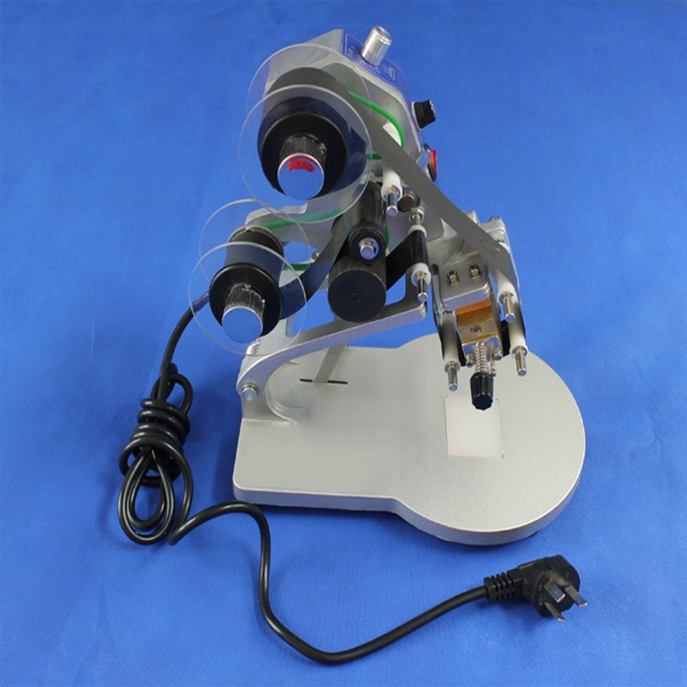 Manual Hot Stamping Printer Ribbon Coding Date Character Code Printer 110V