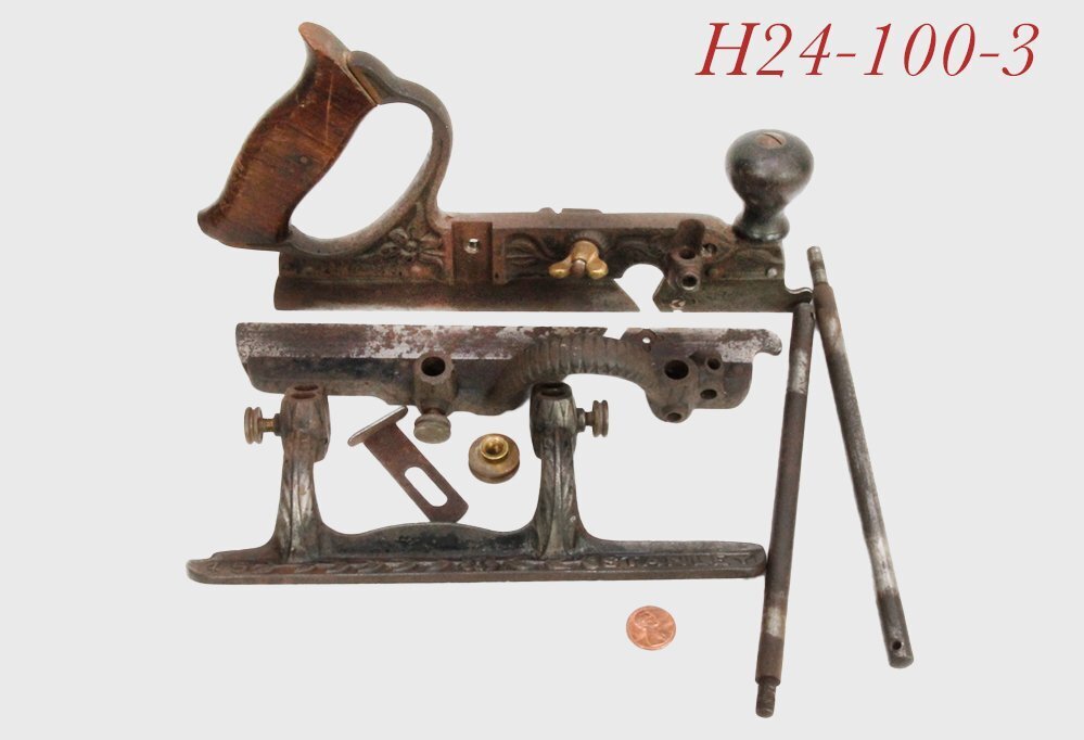 older type STANLEY TOOLS NON NOTCH 45 plow combination plane