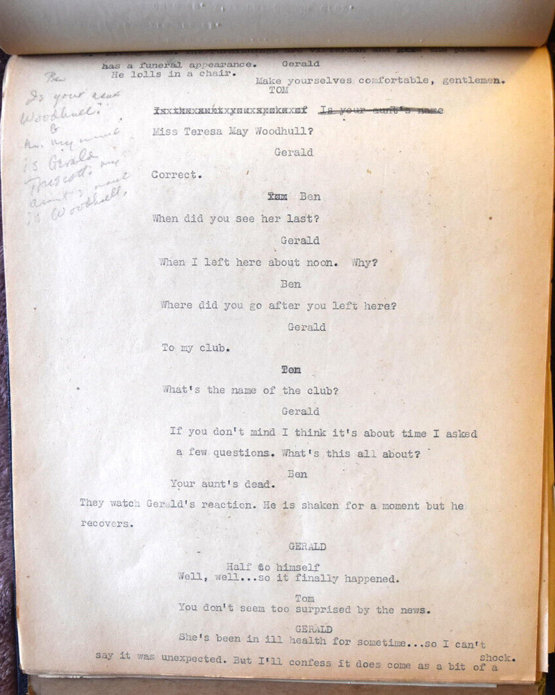 Michael Raffetto "Forgive Them for They Know not What They Do " Original Script