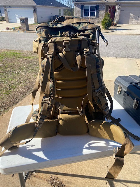 Large military backpack