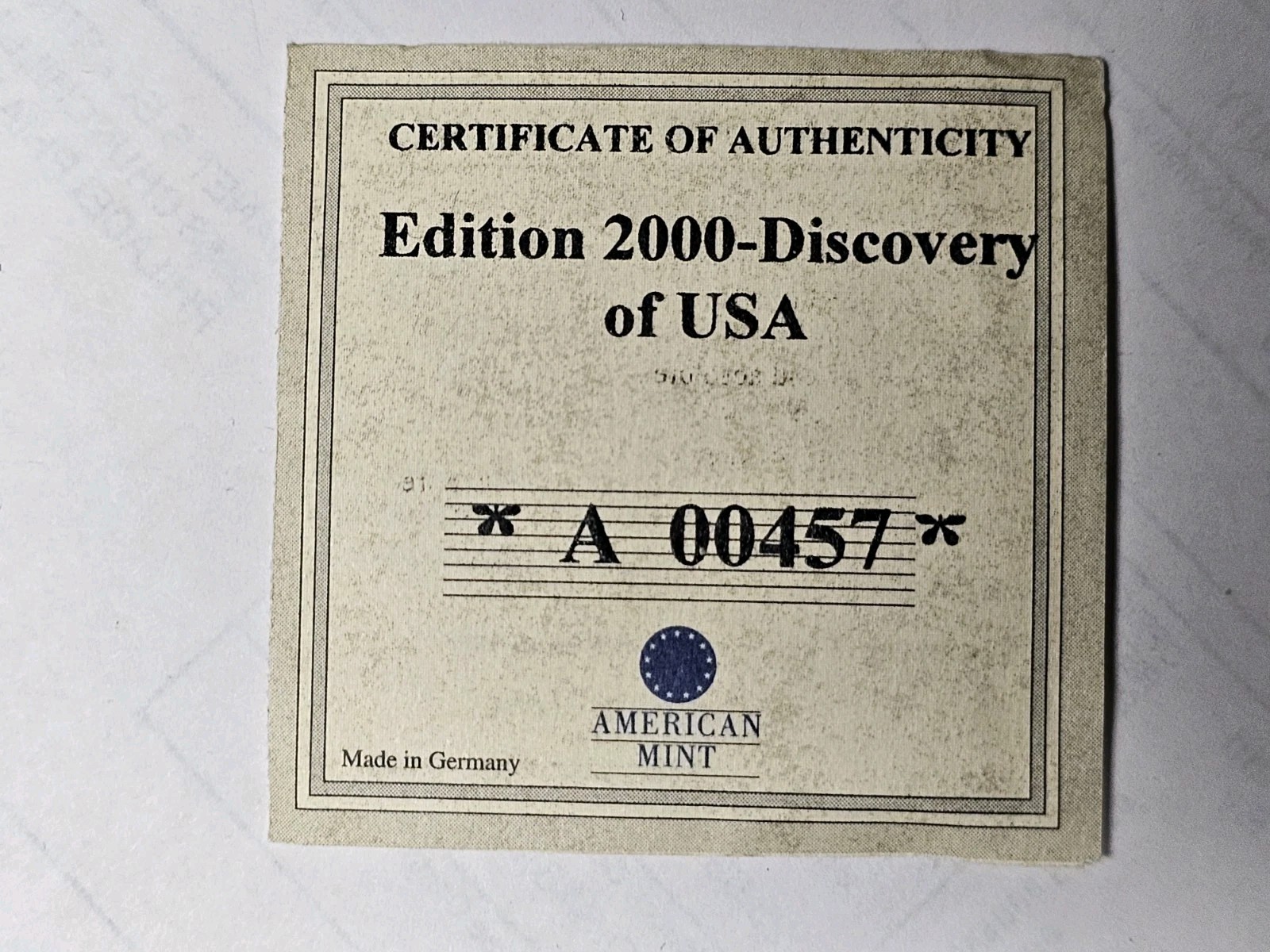 American Mint .999 Silver 20g International Space Station Alpha Station Proof