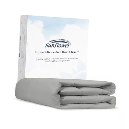 Twin Comforter Silver Gray Lightweight Down Twin/TwinXL Silver Gray / Thin