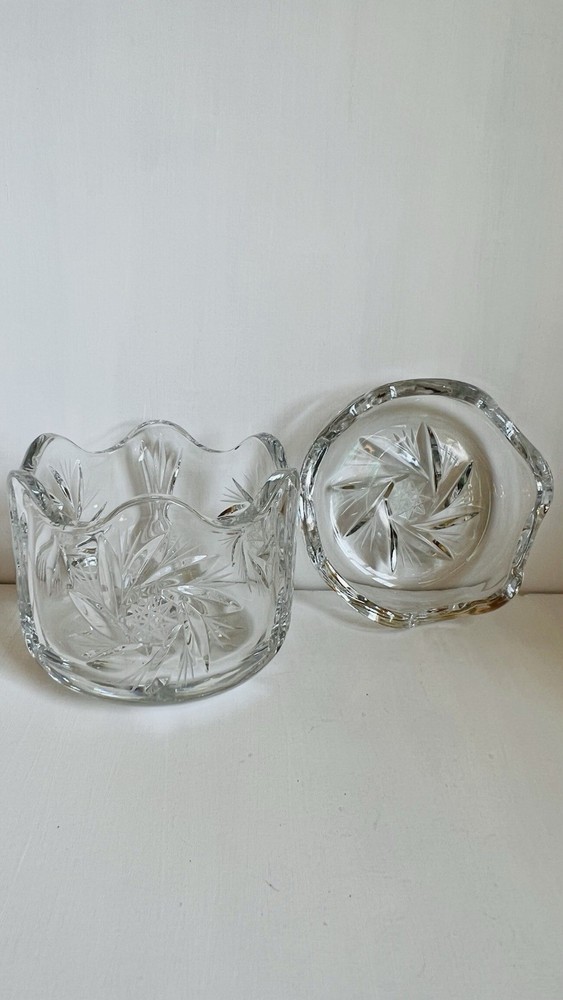 Lead Crystal Candy Trinket Dish