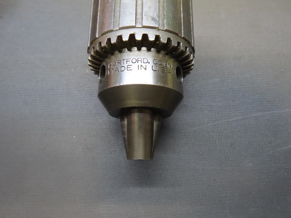 Jacobs No. 34 drill chuck W/key 0-1/2" capacity