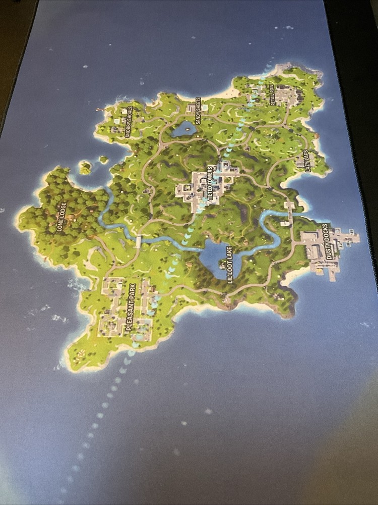 Size L Mouse Pad Fortnite Reload Map