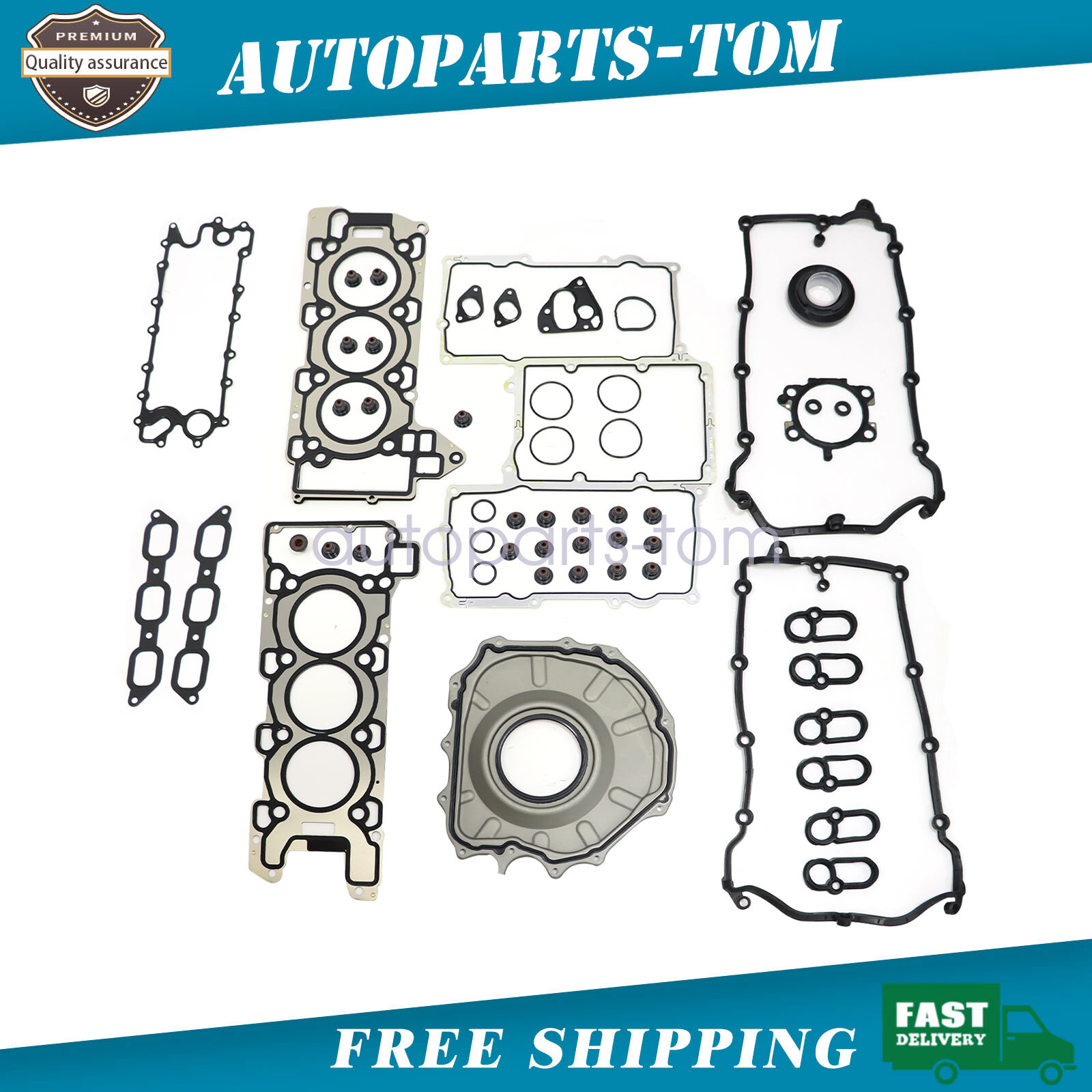 Head Gasket Set for Jaguar XE XJ F-Type Land Rover AJ126 3.0L V6 Supercharged