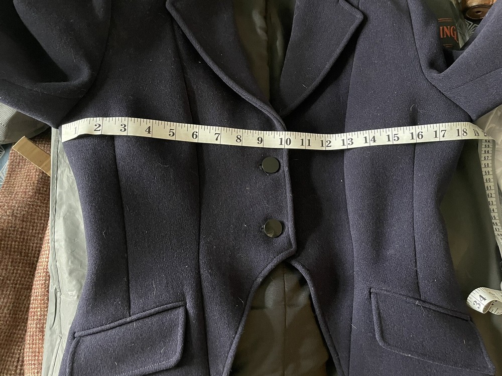 Langston & Sons Navy Side Saddle Habit Jacket Apron