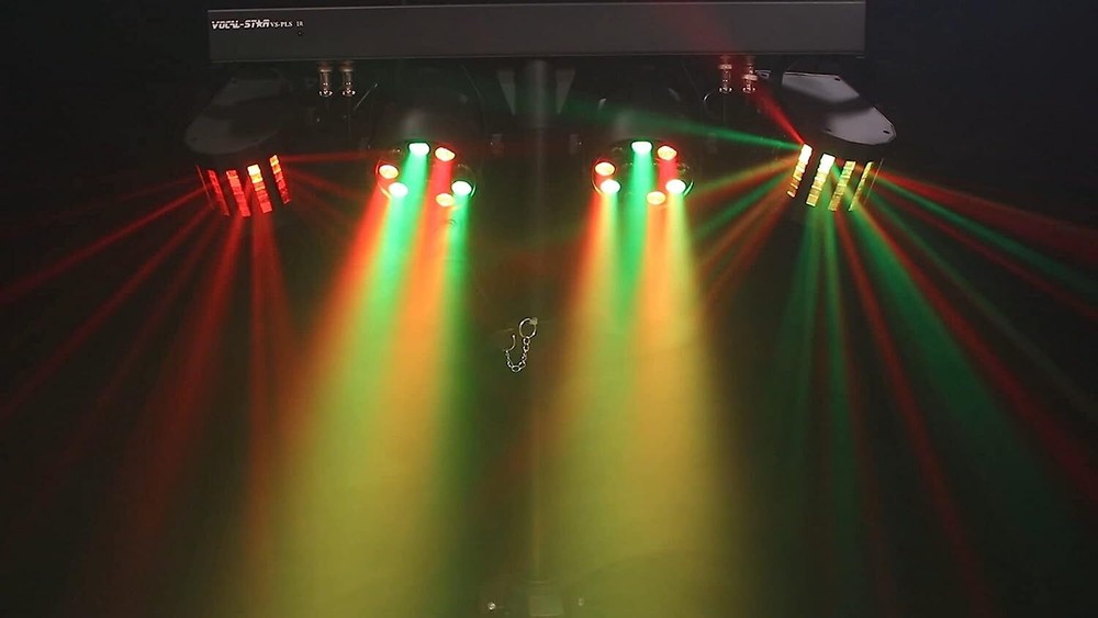 DJ Light System Set With Tripod And Remote Control LED PAR Derby Light Effects