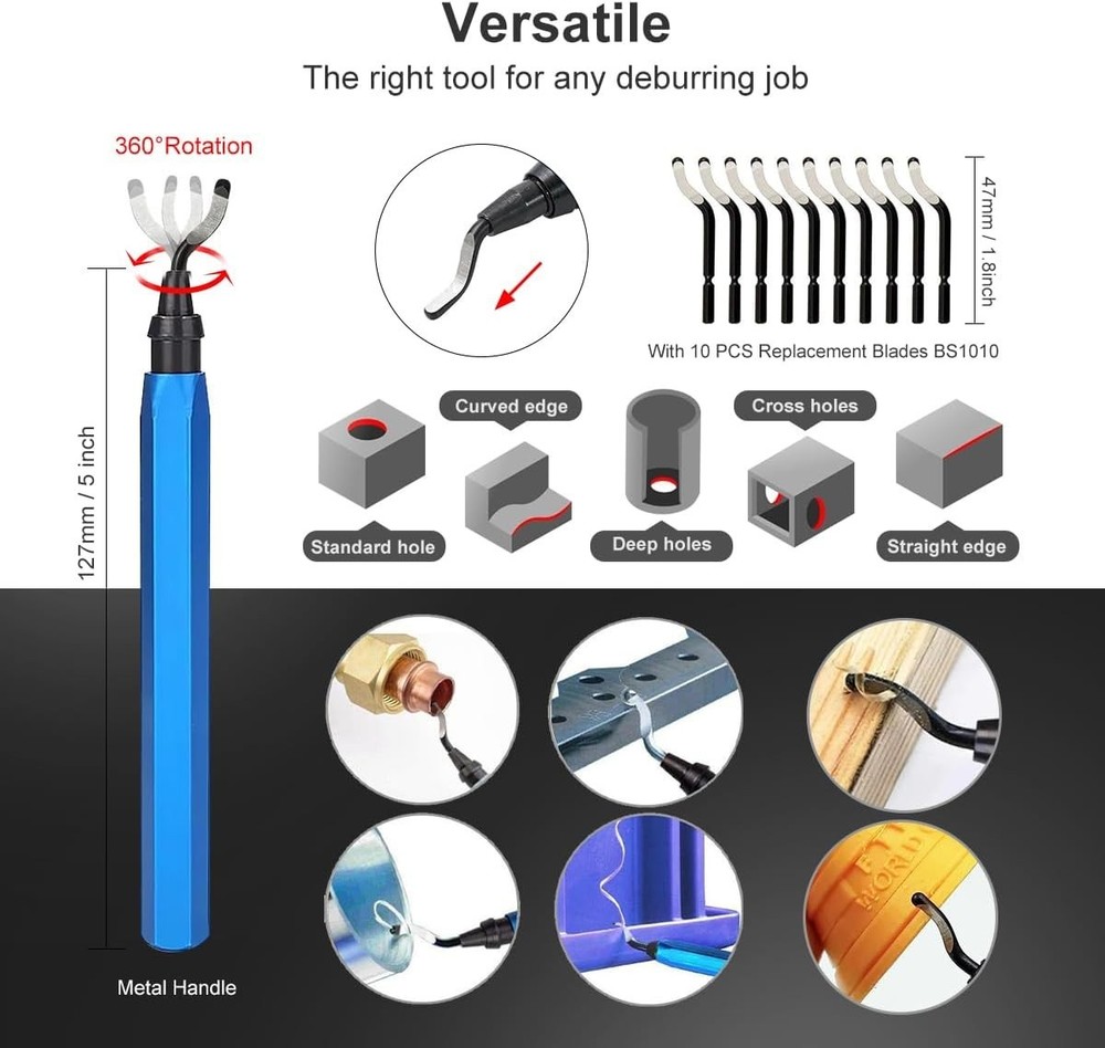 3D Printer Tool Kit with Case Deburring Nozzle Cleaning Cutter Wrench Set
