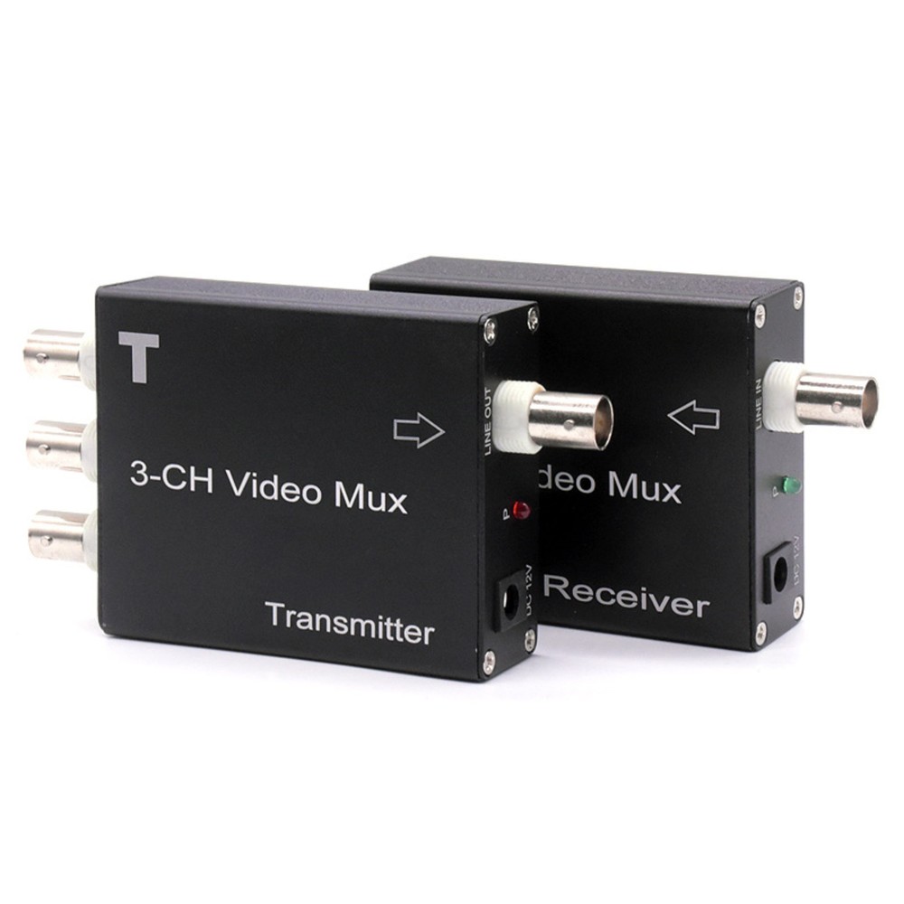 3CH Analog Camera Receiver&Transmitter Video Multiplexer Home Camera Accessories