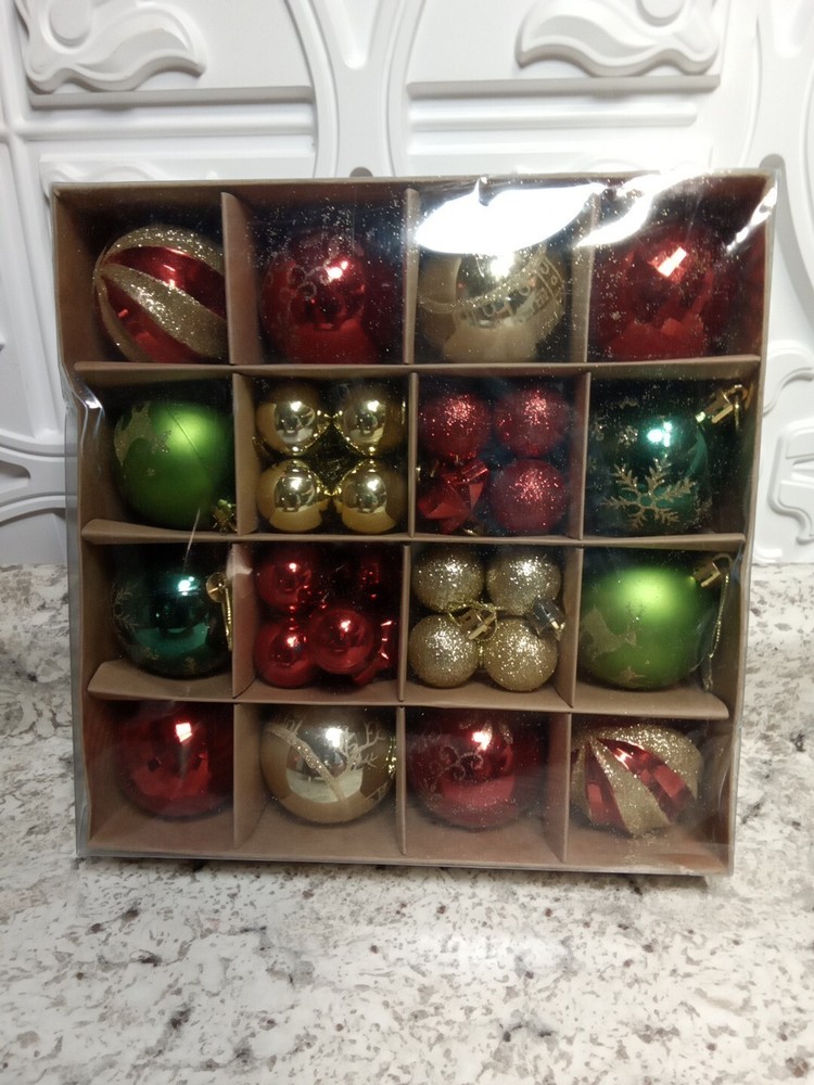 Christmas Tree Decorations Plastic Multicolor