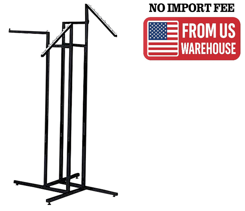 SSWBasics Versatile T Shirt Display Rack - Adjustable Height Clothing Display