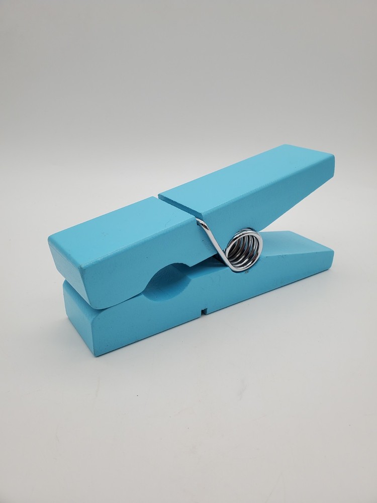 Large Over-sized Clothes Pin Light blue Home Decor 8"