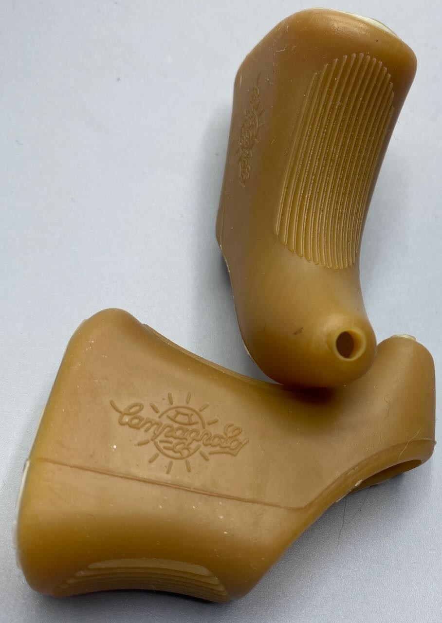 Campagnolo Nuovo Record / Super Record Gum Rubber World Logo Brake Hoods