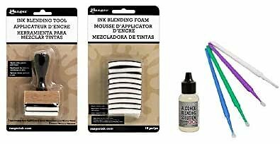 Ranger Blending Bundle - Ink Blending Tool, 12 Blending Foams, Blending...