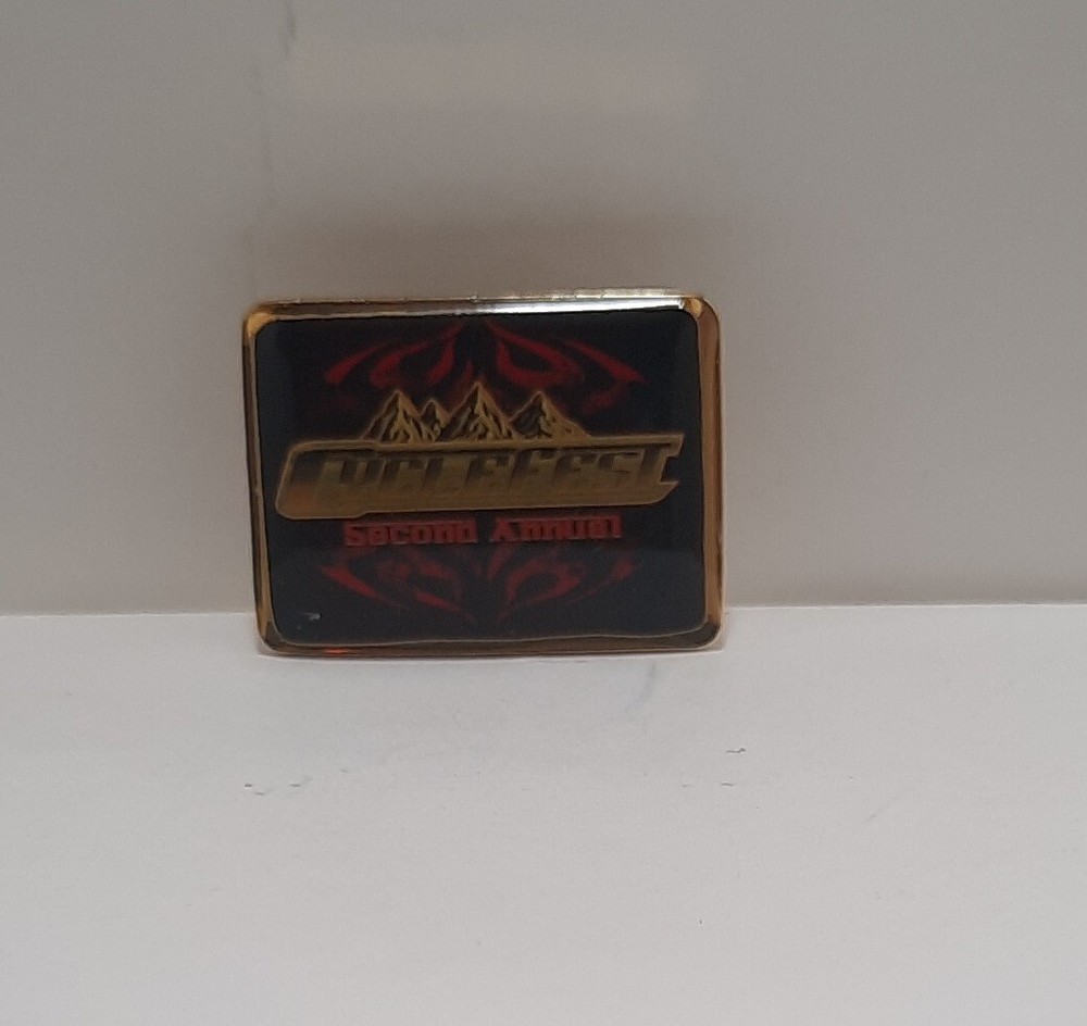 "Second Annual Cycle Fest" Pinback Hat /Vest Pin