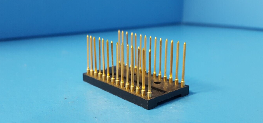 (2 PCS)IC SOCKET, 28 PIN DIP SOCKET, 0.6" WIDE,AUGAT, WIRE WRAP, GOLD