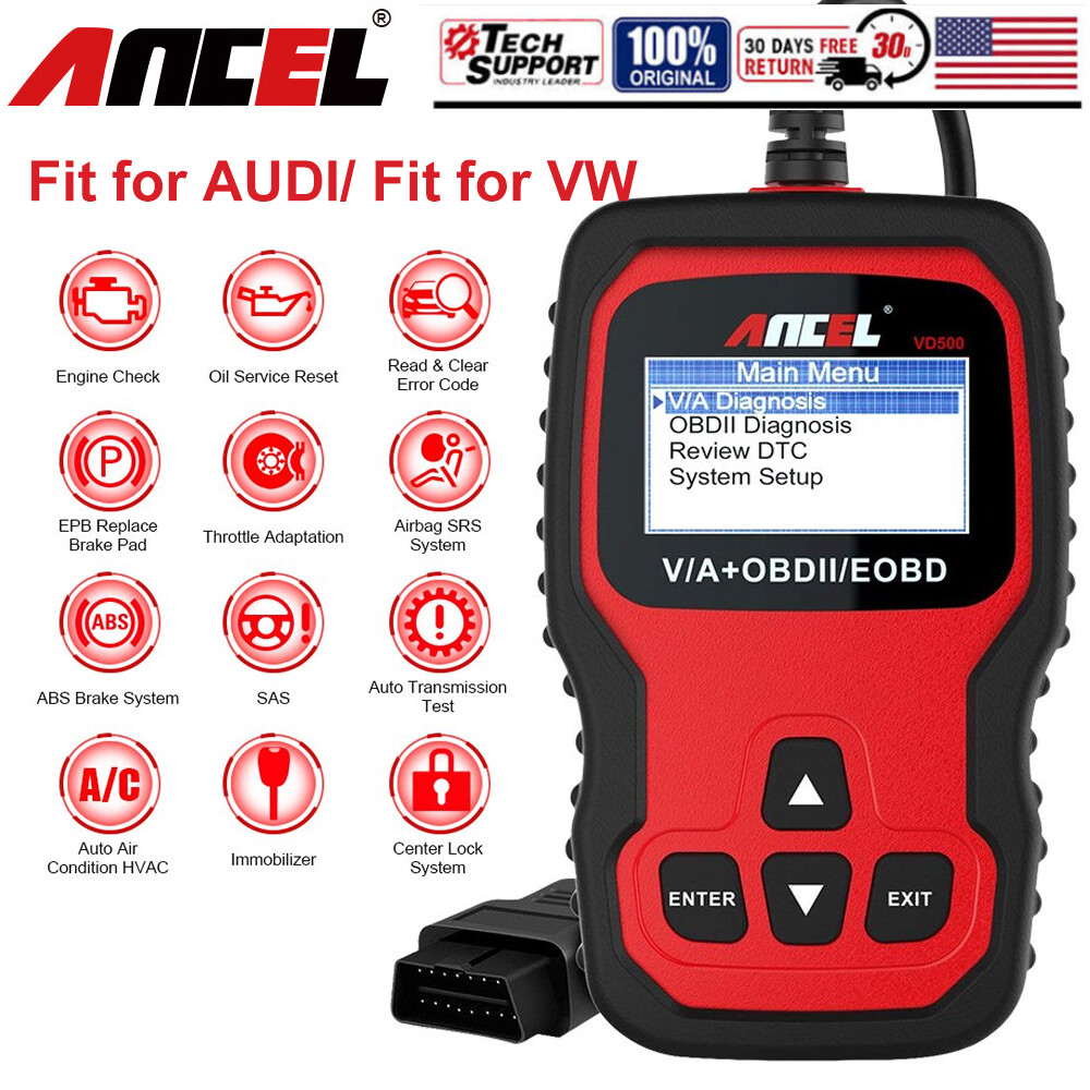 Automotive OBD2 Scanner EPB Oil SRS ABS SAS TPS Engine All System Code Reader