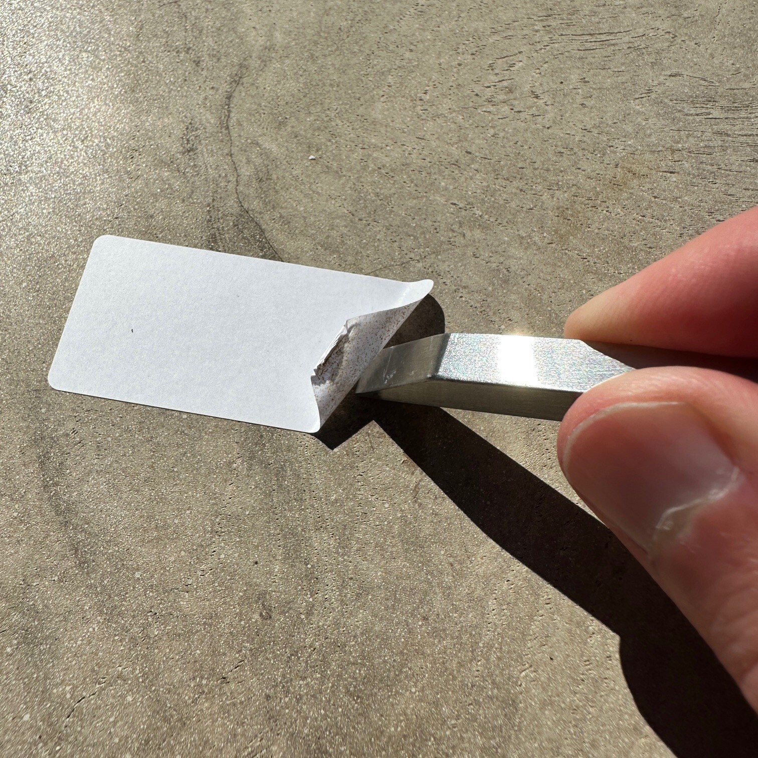 EDC Stainless Steel Pry Bar 2 Pack - Heavy Duty Mighty & Mini Keychain Prybar