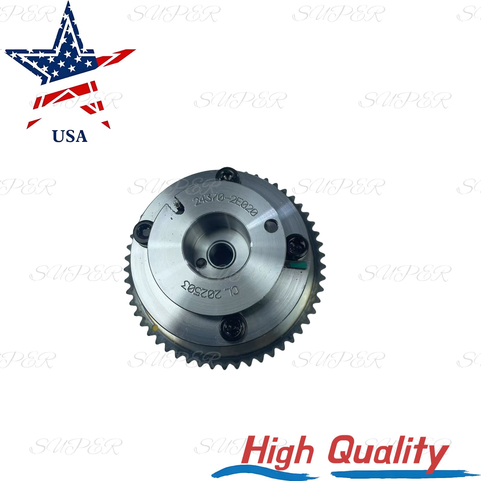 US STOCK 6PCS New Timing Chain Kit & VVT Gears for 2017-2020 Elantra Sedan 2.0L