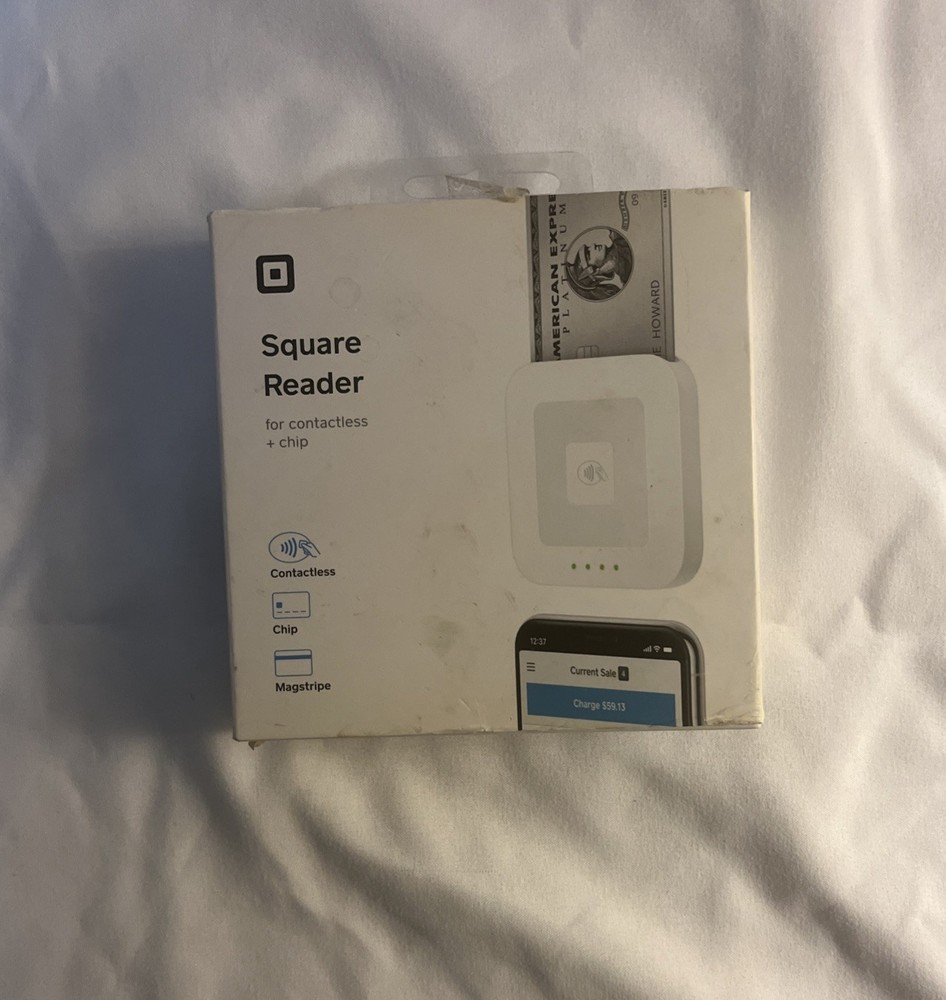 Square Reader A-SKU-0636 Credit Card Reader for Contactless & Chip - Open Box