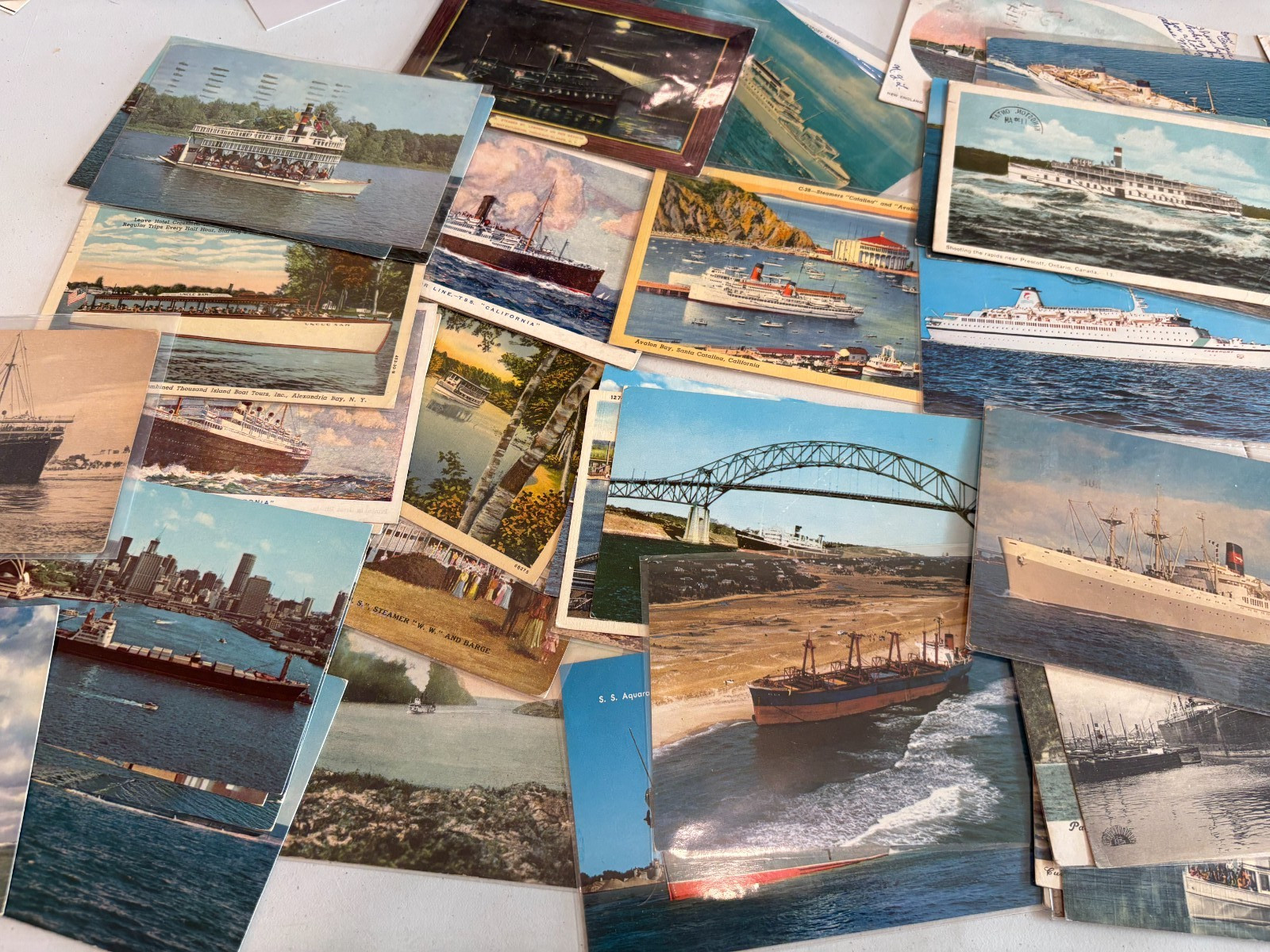 Lot of 25 UNUSED Vintage Postcards USA & FUN TOPICS! 1900s-60s FREE SHIPPING