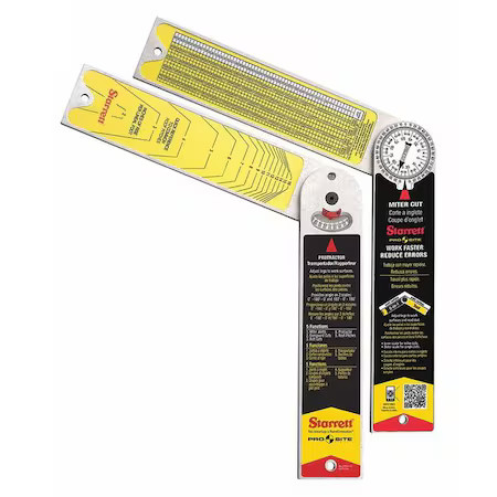 Starrett Cp505a-12 Combination Miter Protractor, 12 In