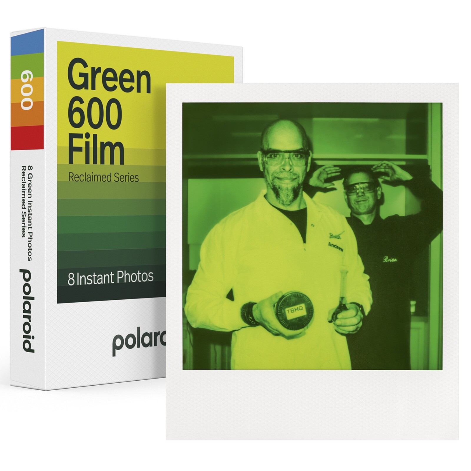 New Sealed Polaroid Green 600 Film Reclaimed Series for 600 & I-Type Cameras