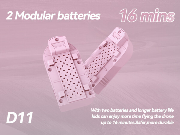 DEERC D11 Mini Drone Auto Hover Circle Fly 3 Speed Headless Mode 2 Batteries RTF