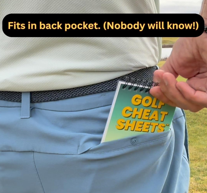 The OFFICIAL: Golf Cheat Sheets 175+ Essential Tips for 36 different shots.