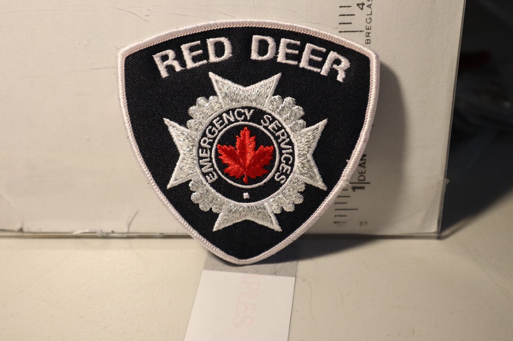 fire patch  RED DEER EMERGENCY SERVICES ALBERTA CANADA