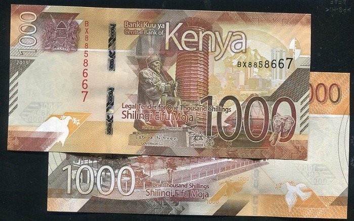 Kenya   P56 , 1000-Shilling , 2019  UNC