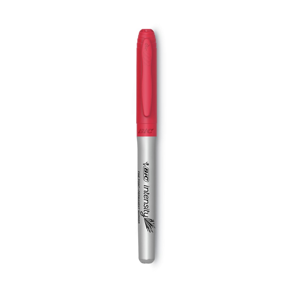 BIC GPM11RD Intensity Fine Tip Permanent Marker - Rambunctious Red (1-DZ) New