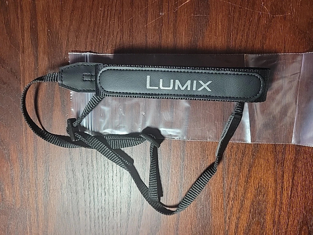 NEW Panasonic Lumix Black / Silver 1" Camera Neck Strap