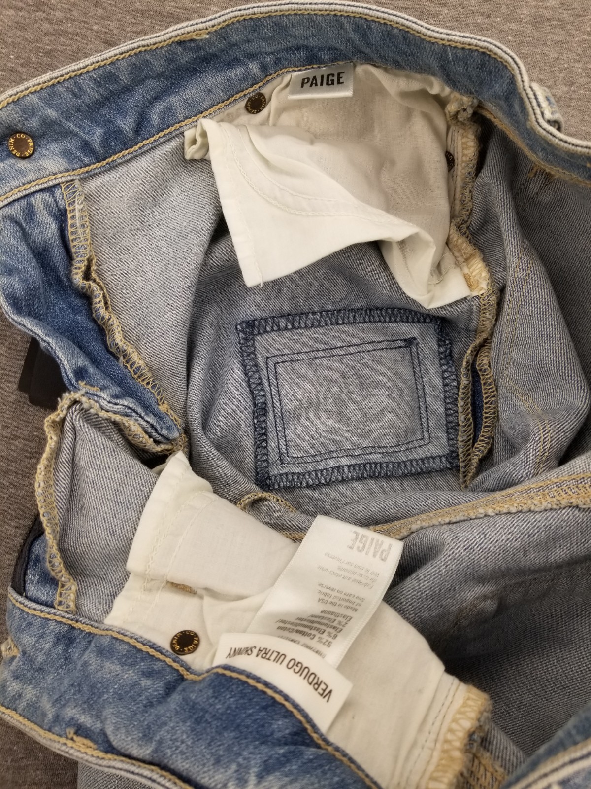 BRAND NEW W/ TAGS PAIGE ULTRA SKINNY VERDUGO WOMENS JEANS 27x29 $189 MSRP