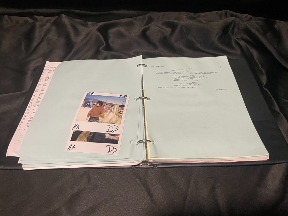 Northern Exposure Script with Cast Polaroids - Realpolitik