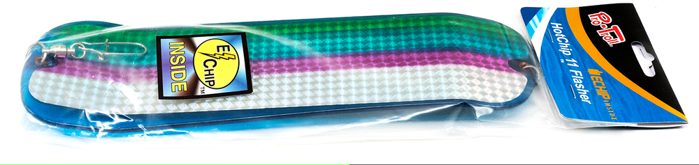 PRO-TROLL HotChip 11" #697 Rainbow Blue Flasher - New