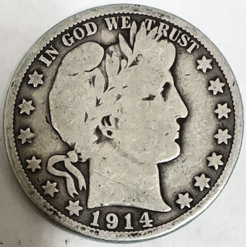 1914 BARBER HALF DOLLAR KEY DATE