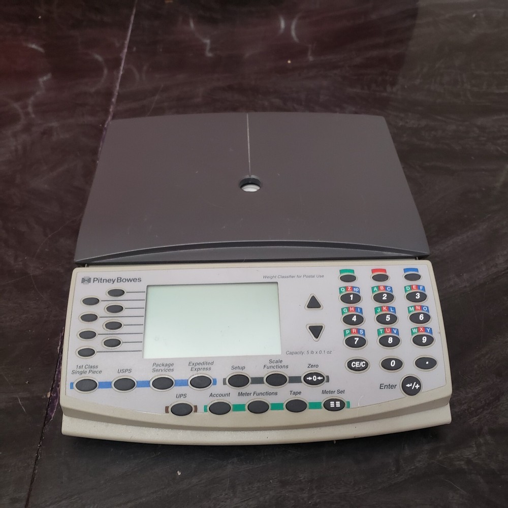 Vintage Pitney Bowes Digital Postage Scale Model N500 Postal Weight Classifier