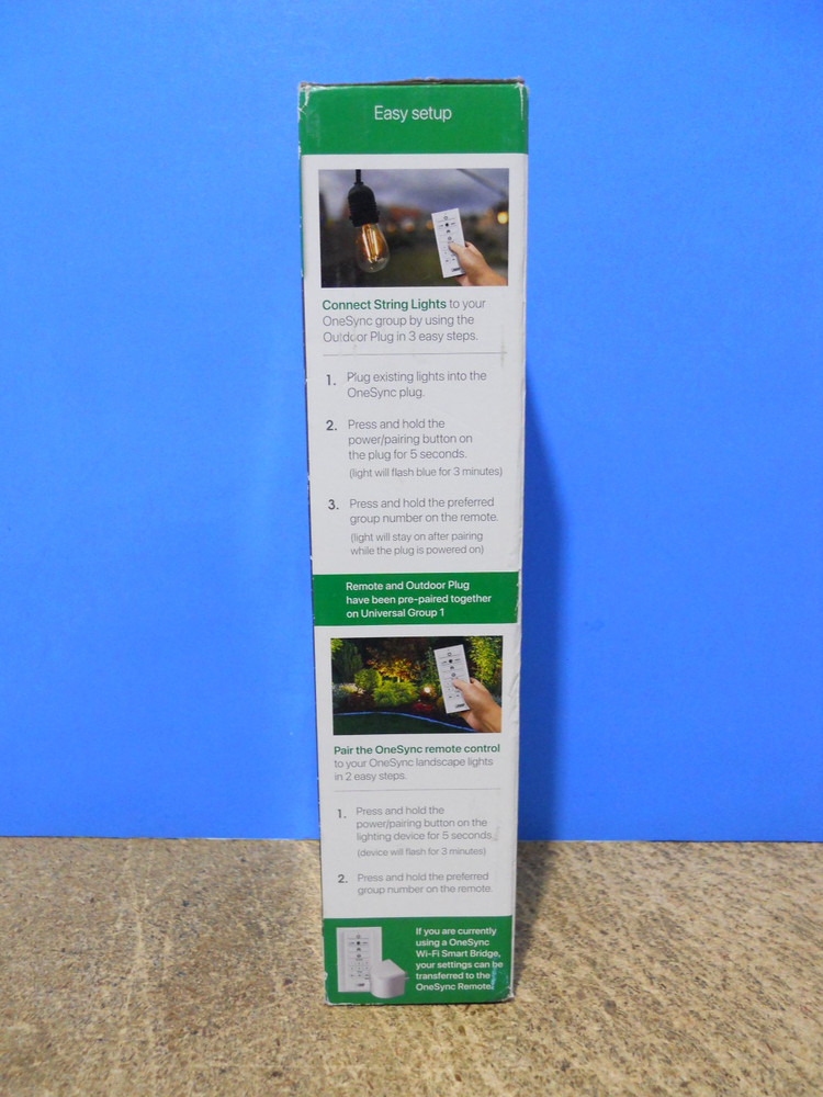 FEIT Electric OneSync Landscape Remote Outdoor Control Plug + Remote New