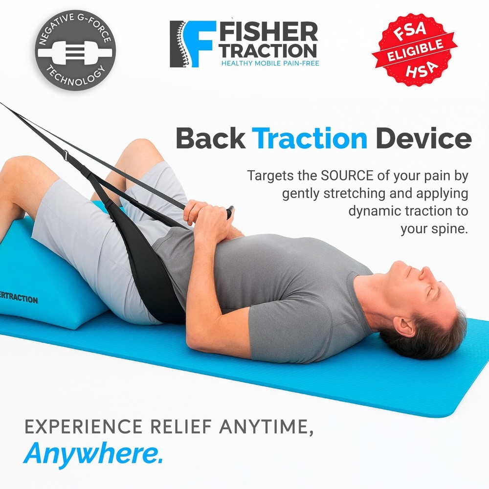 Lower Back Decompression Device – Lumbar Traction for Spinal Decompression – ...