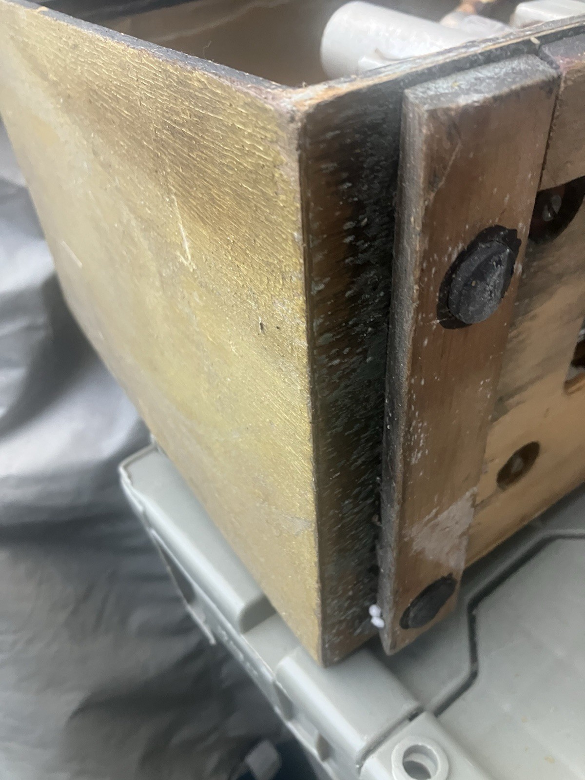 Vintage Philips Sagitta BD 363 A Wood Radio