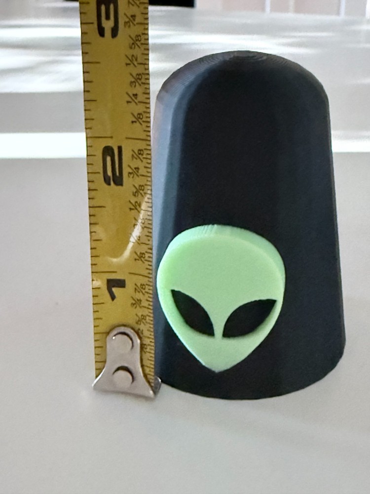 Lava Lamp Replacement Cap Top Alien Black Green Glow
