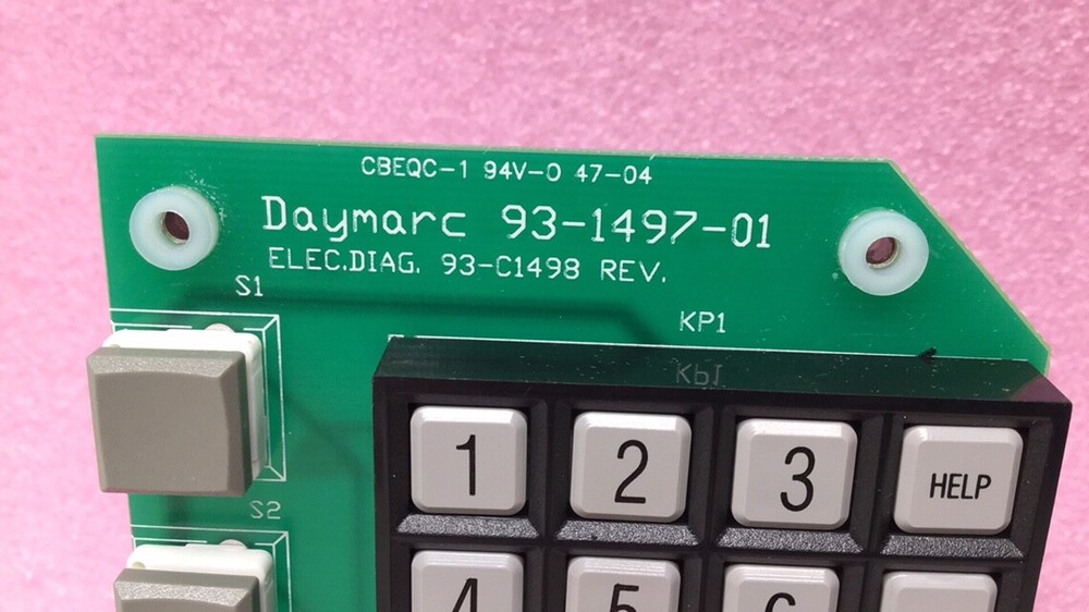 Daymarc 93-1497-01 Keypad Assembly S7031810