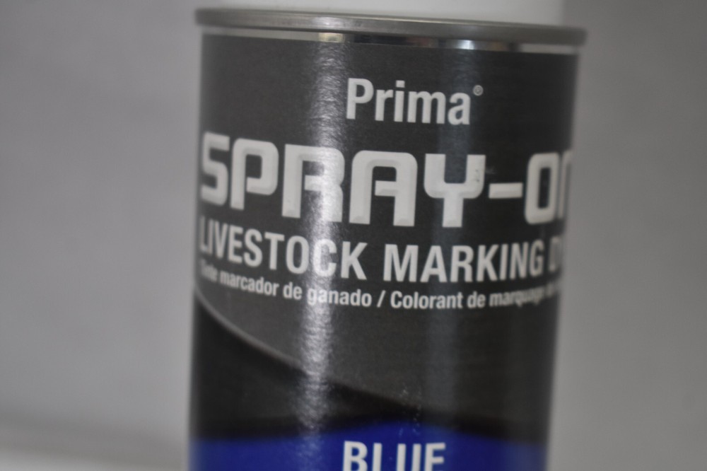 Primar Marc Spray Identification Sorting Livestock 500mL Marking Paint Blue