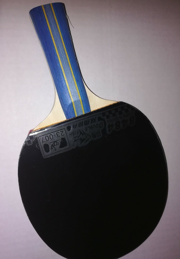 GoodBasic Long Handle (Shakehand) Ping Pong Paddle Table Tennis Racket Bat Blade