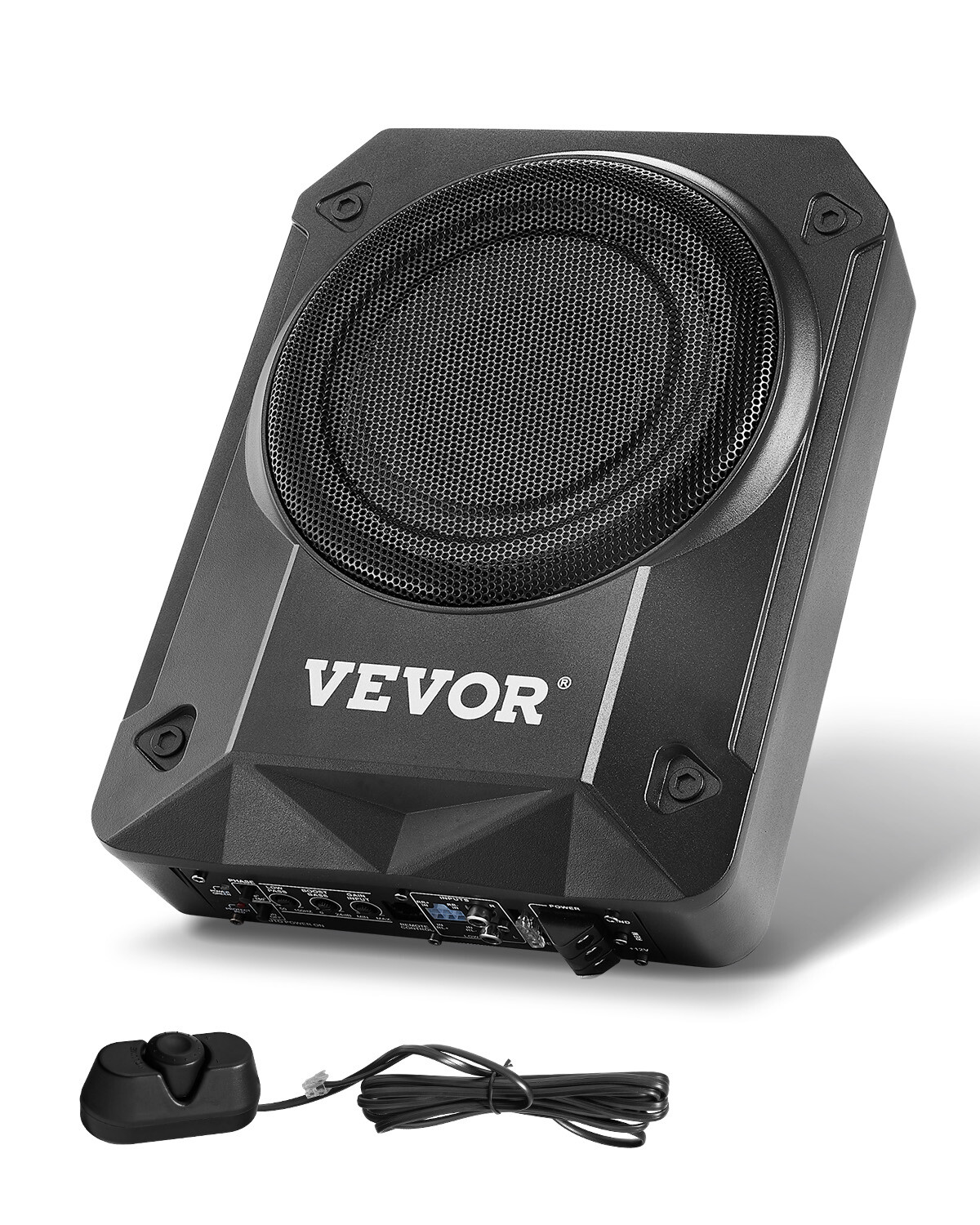 VEVOR 8" 800W Slim Under Seat Car Subwoofer Car/Truck Sub Amp Kit Deep Bass